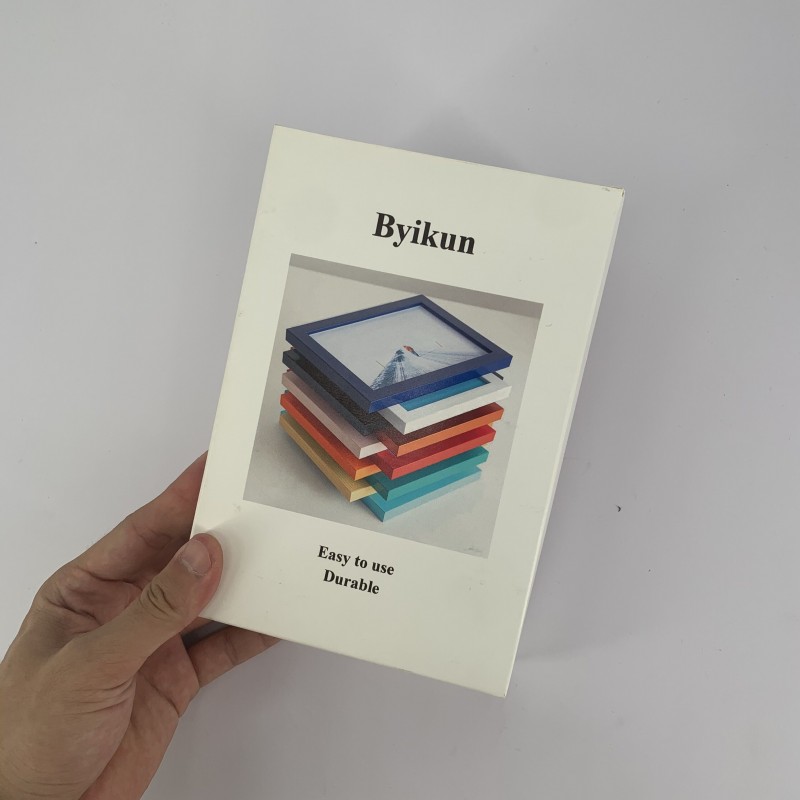 Byikun Wooden Picture Frames for Table Top Display And Wall Mounting Photo Frame