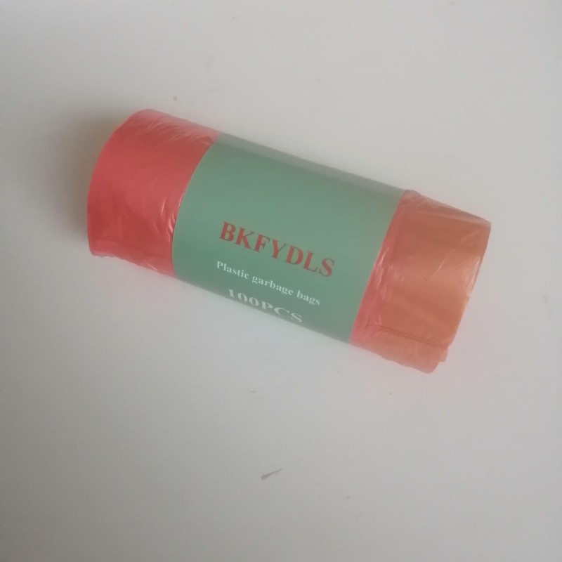 BKFYDLS Plastic Garbage Bags Top Knot Bags 16 Gallon Garbage Trash Bag 24x33 inches 100 Count Tall Can Liners for Home & Office - Household Items Cleaning Products, Kitchen Supplies