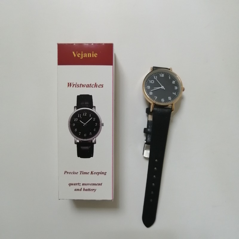 Vejanie Wristwatches Minimalist Watches Simple Business Casual Waterproof Quartz Wrist Watch