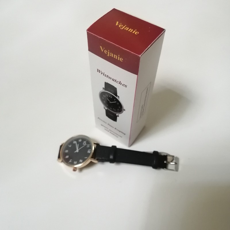 Vejanie Wristwatches Minimalist Watches Simple Business Casual Waterproof Quartz Wrist Watch