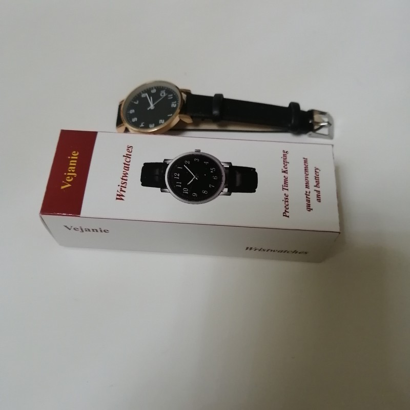 Vejanie Wristwatches Minimalist Watches Simple Business Casual Waterproof Quartz Wrist Watch