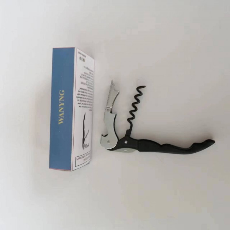 WANYNG Bottle Openers 3 in 1 Opener for Weak Hands, Seniors with Arthritis, Low Strength and Children, Multi Opener Set with Rubber Jar Gripper Pad and Corkscrew Wine Opener