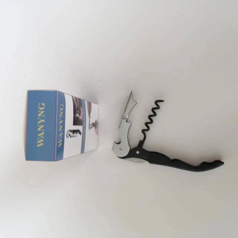 WANYNG Bottle Openers 3 in 1 Opener for Weak Hands, Seniors with Arthritis, Low Strength and Children, Multi Opener Set with Rubber Jar Gripper Pad and Corkscrew Wine Opener
