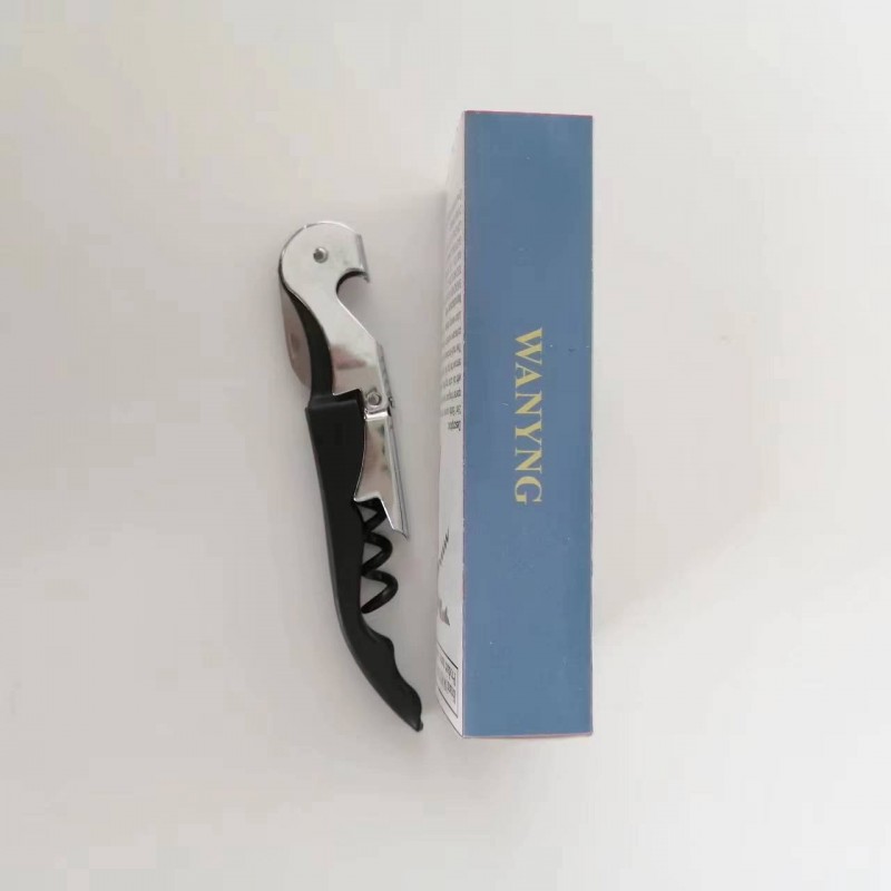 WANYNG Bottle Openers 3 in 1 Opener for Weak Hands, Seniors with Arthritis, Low Strength and Children, Multi Opener Set with Rubber Jar Gripper Pad and Corkscrew Wine Opener