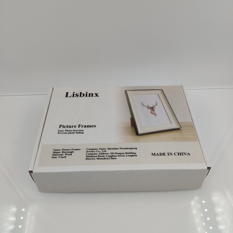 Lisbinx Picture Frames Picture Frames Photo Frames Made Of Solid Wood High Definition Glass For Table Top Display And Wall Mounting Photo Frame