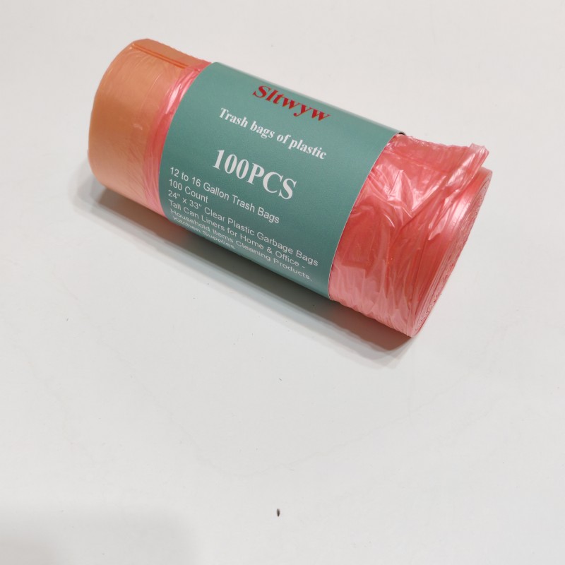 Sltwyw Trash Bags of Plastic 12-16 Gallon Trash Bags Heavy Duty 100 Bags