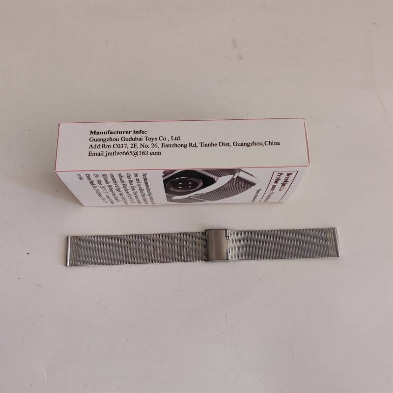 jmtlzo Watchbands Stainless Steel Watchstrap Comfortable Stretch Watch Band Silver Tone Replacement Strap