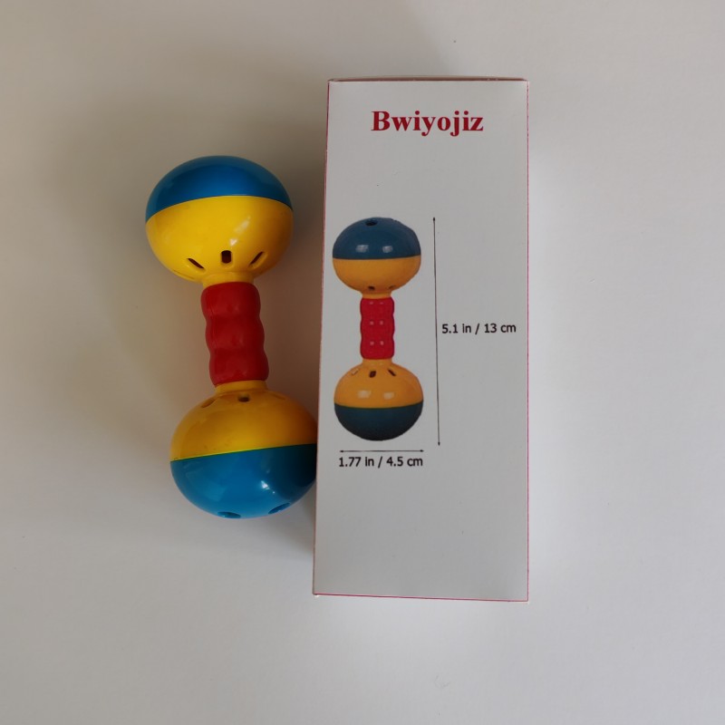 Bwiyojiz Infant Toys Rattle Bell Cartoon Bear Ringing Bell for Infants Bed Stroller Car Seat Bar for Babies Boys and Girls