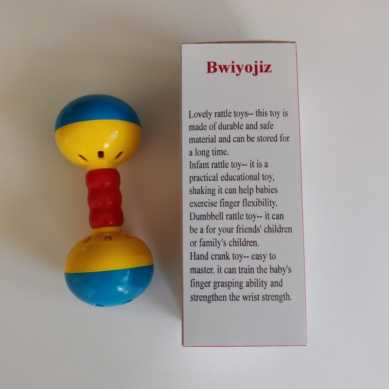 Bwiyojiz Infant Toys Rattle Bell Cartoon Bear Ringing Bell for Infants Bed Stroller Car Seat Bar for Babies Boys and Girls